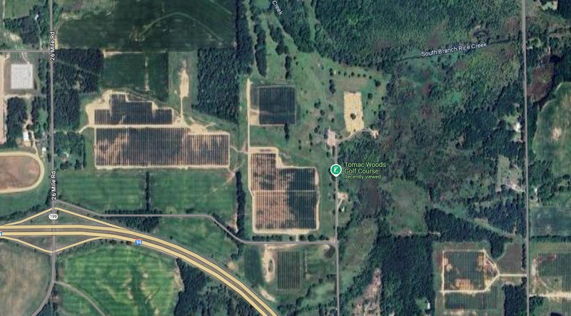 Tomac Woods Golf Course - Aerial Map (newer photo)